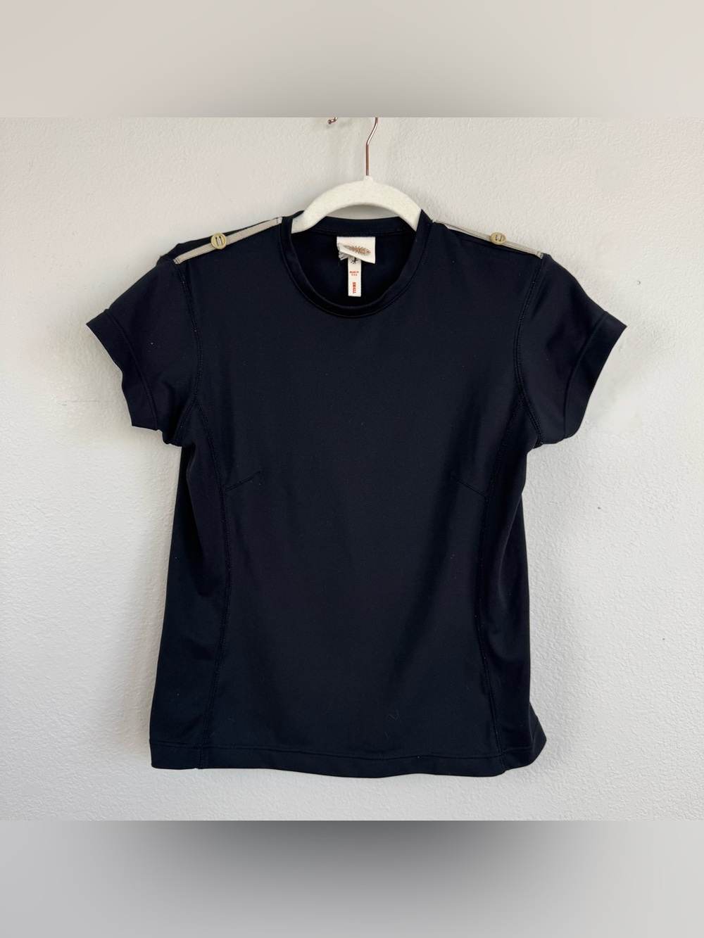 Zoic Cycling Shirt Women’s S Cycling Athletic Short Sleeve Top Back Pocket Black